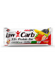 Low Carb 33% Proteinska pločica - Jagoda i banana 60g Amix