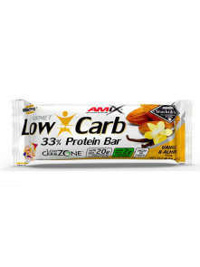 Low Carb 33% Proteinska pločica - Vanilija i badem 60g Amix