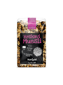 Nutrigold hrskavi muesli u prozirnoj plastičnoj ambalaži 400g