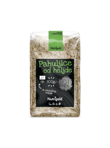 Pahuljice od heljde dolaze u prozirnom, plastičnom pakiranju od 500g.
