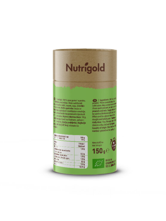 Nutrigold guar guma u smeđoj ambalaži 150g