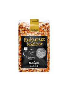 Nutrigold Kukuruz kokičar - Organski u prozirnoj plastičnoj ambalaži 500g