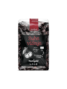 Nutrigold suhe višnje u prozirnom pakiranju od 250g.