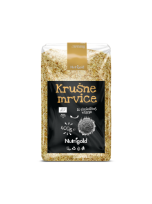 Nutrigold Krušne mrvice Integralne - Organske u prozirnoj plastičnoj ambalaži 400g