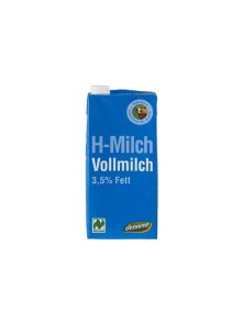 Trajno mlijeko 3,5% masnoće - Organsko 1000ml Dennree