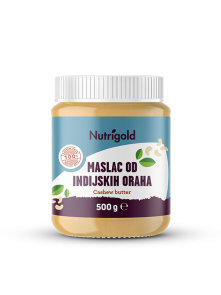 Nutrigold Maslac od indijskih oraščića 100% čisti u plastičnoj ambalaži 500g