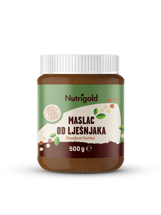 Nutrigold Maslac od lješnjaka 100% čisti u plastičnoj ambalaži 500g