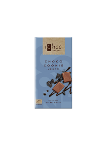 iChoc organska veganska čokolada Choco Cookie u ekološkom pakiranju od 80g