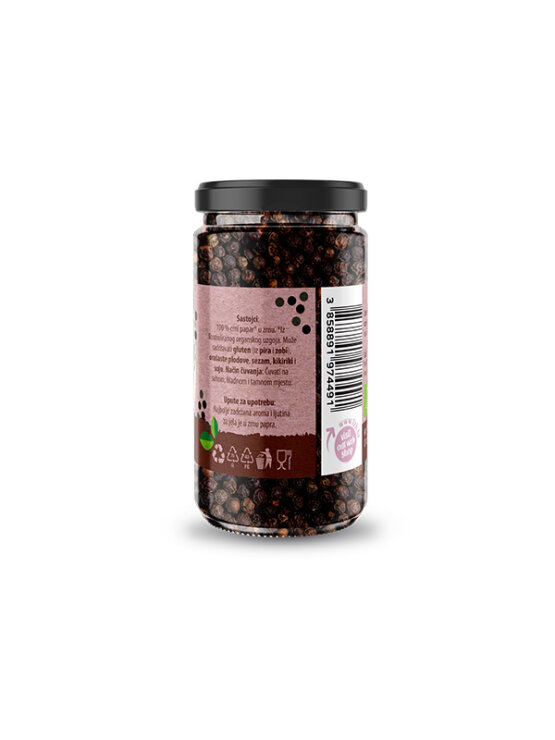 Nutrigold crni papar u zrnu u staklenoj ambalaži 50g