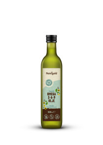 Omega 3-6-9 ulje dolazi u tamnoj, staklenoj ambalaži od 500ml.