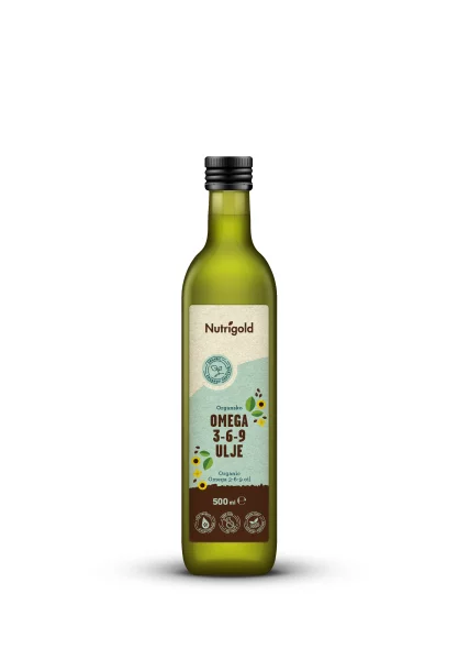 Omega 3-6-9 ulje dolazi u tamnoj, staklenoj ambalaži od 500ml.
