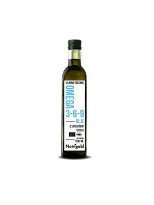Omega 3-6-9 ulje dolazi u tamnoj, staklenoj ambalaži od 500ml.