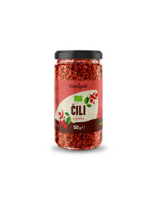 Nutrigold organski čili u prahu u staklenoj ambalaži od 50g
