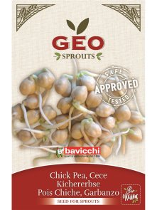Sjemenke Slanutka za klijanje - Organske 90g Geo