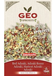 Sjemenke Azuki graha za klijanje - Organske 90g Geo