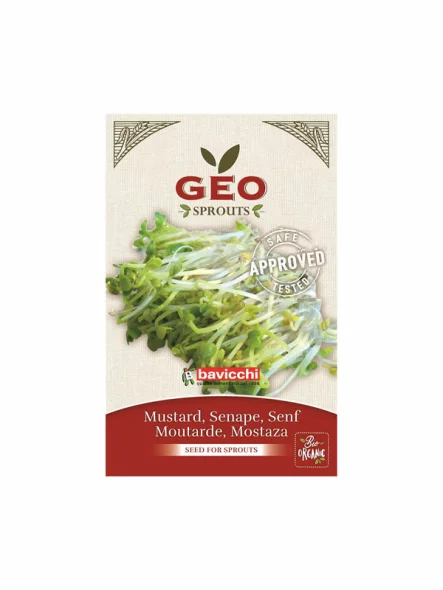 Geo Sjemenke Gorušice za klijanje - Organske u paketu od 50g