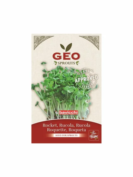 Geo Sjemenke Rukole za klijanje - Organske u vrečici od  30g