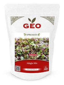 ''Adagio'' Mješavina sjemenki za klijanje - Brokula, Djetelina i Rotkvica - Organska 400g Geo