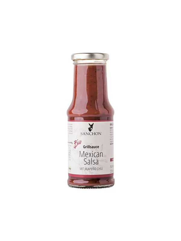 Sanchon Meksički Salsa umak Jalapeno Čili - Organski u staklenoj boci od 210ml