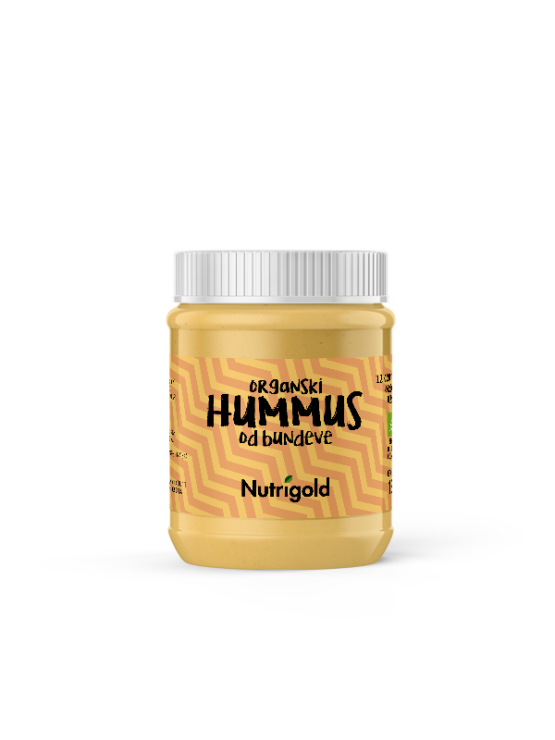 Nutrigold Hummus od bundeve u prozirnoj staklenoj ambalaži 135g