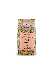 Nutrigold organski čayurveda čaj u prozirnoj ambalaži od 60g