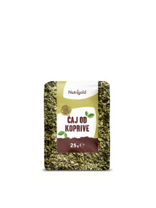 Čaj od koprive u prozirnoj plastičnoj ambalaži od 25g sa naljepnicom