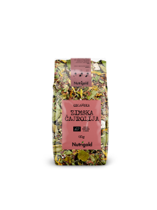 Nutrigold čaj zimska čajrolija u prozirnoj, plastičnoj ambalaži od 60g.