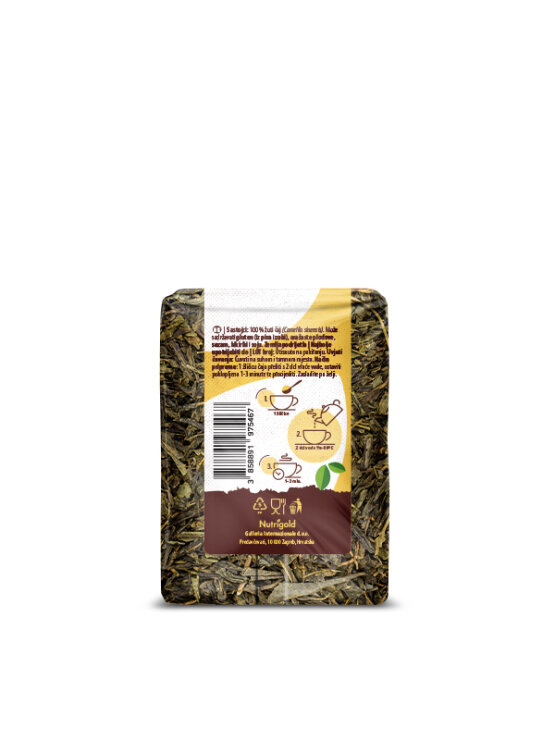 Nutrigold žuti čaj u plastičnoj, prozornoj ambalaži od35g.