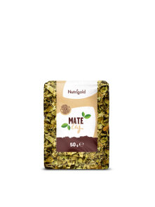 Nutrigold mate zeleni čaj dolazi u prozirnom, plastičnom pakiranju od 50g.