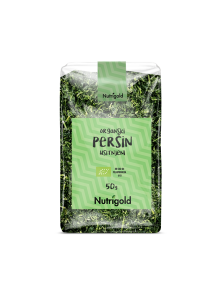 Nutrigol peršin usitnjeni dolazi u prozirnom, plastičnom pakiranju od 50g.