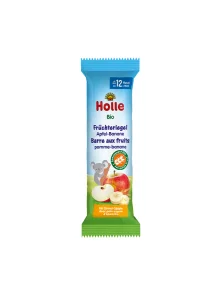 Holle Voćna pločica za djecu s jabukom i bananom  (od 12. mjeseca) - Organska u pakiranju od 25g