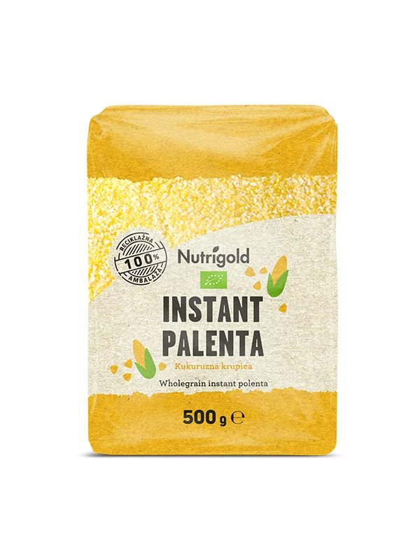 Palenta dolazi u prozirnoj, plastičnoj ambalaži od 500g.