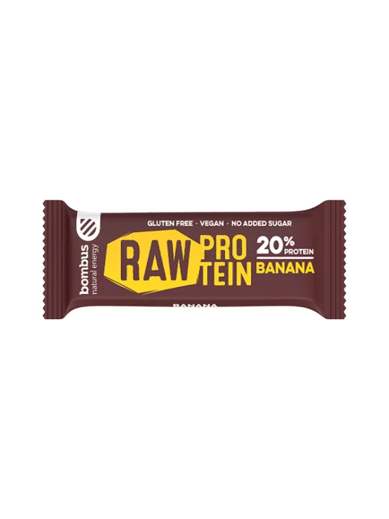 Bombus Sirova proteinska pločica - Banana 50g