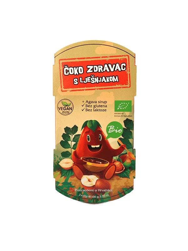 Čoko Zdravac Namaz s lješnjakom - Organski 100g Vegetariana