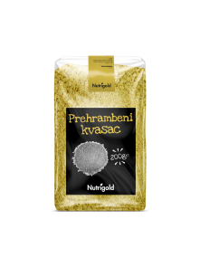 Prehrambeni kvasac dolazi u prozirnoj, plastičnoj, ambalaži od 200g.
