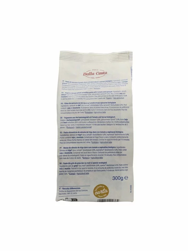 Mickey Tjestenina Disney Špinat & Rajčica & Durum - Organska 300g Probios