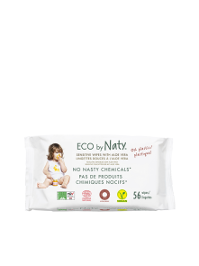 Aloe Vera Vlažne maramice 56 kom Eco by Naty