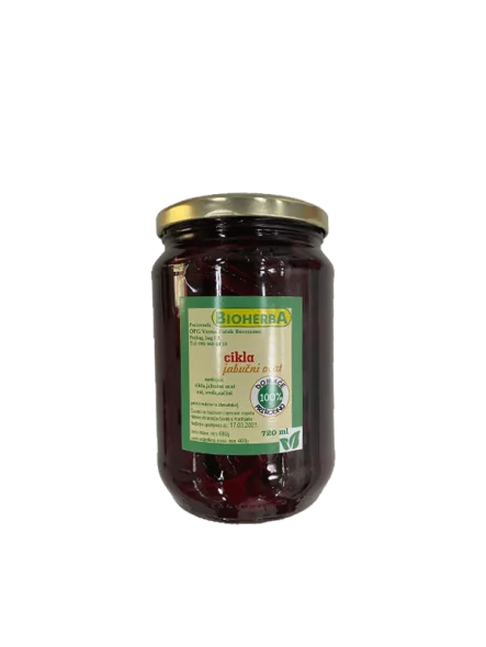 Cikla u jabučnom octu 720ml BioHerba