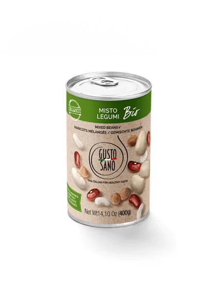Gusto sano organski miješani grah u limenci 400g