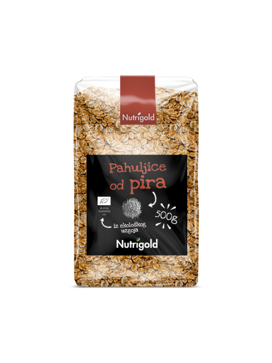 Pahuljice od pira dolazi u plastičnoj, prozirnoj ambalaži od 500g.