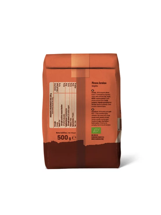 Pirovo brašno Integralno - Organsko 500g Nutrigold