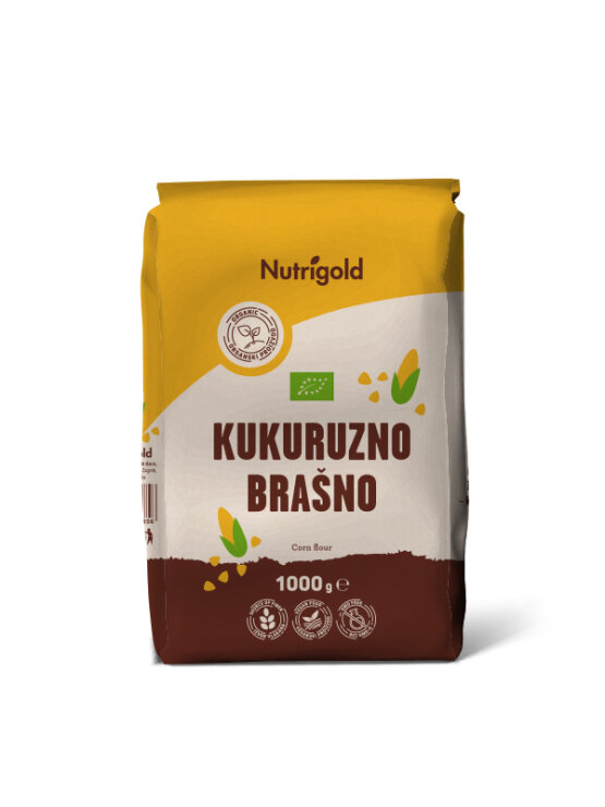 Nutrigold Kukuruzno brašno - Organsko u smeđoj ambalaži 1000g