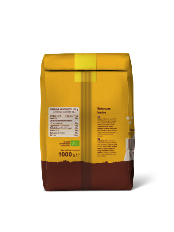 Nutrigold Kukuruzno brašno - Organsko u smeđoj ambalaži 1000g