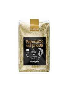 Pahuljice od prosa dolaze u plastičnom, prozirnom pakiranju od 500g.