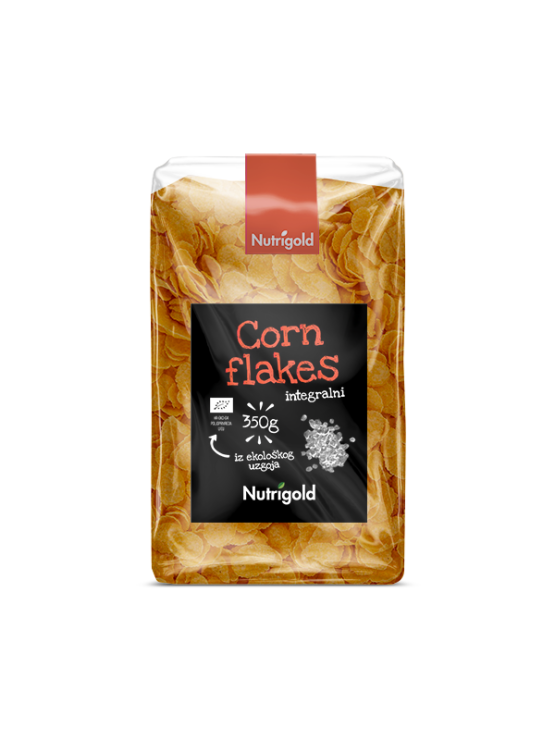 Nutrigolad Cornflakes Integralni  u prozirnoj plastičnoj ambalaži od 350 g