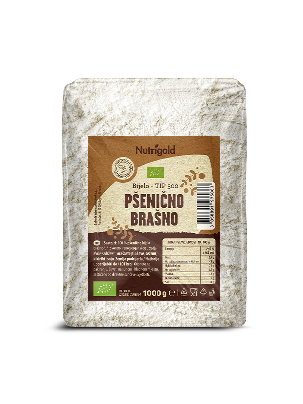 Nutrigold Wheat Flour Type 500 100 Organic Healthy Food Factory