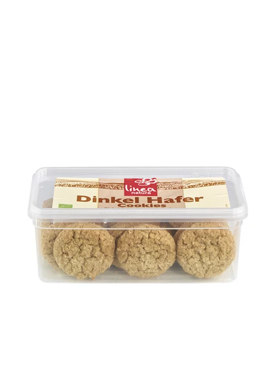 Linea Natura organski keksi od zobi i pira u pakiranju od 175g