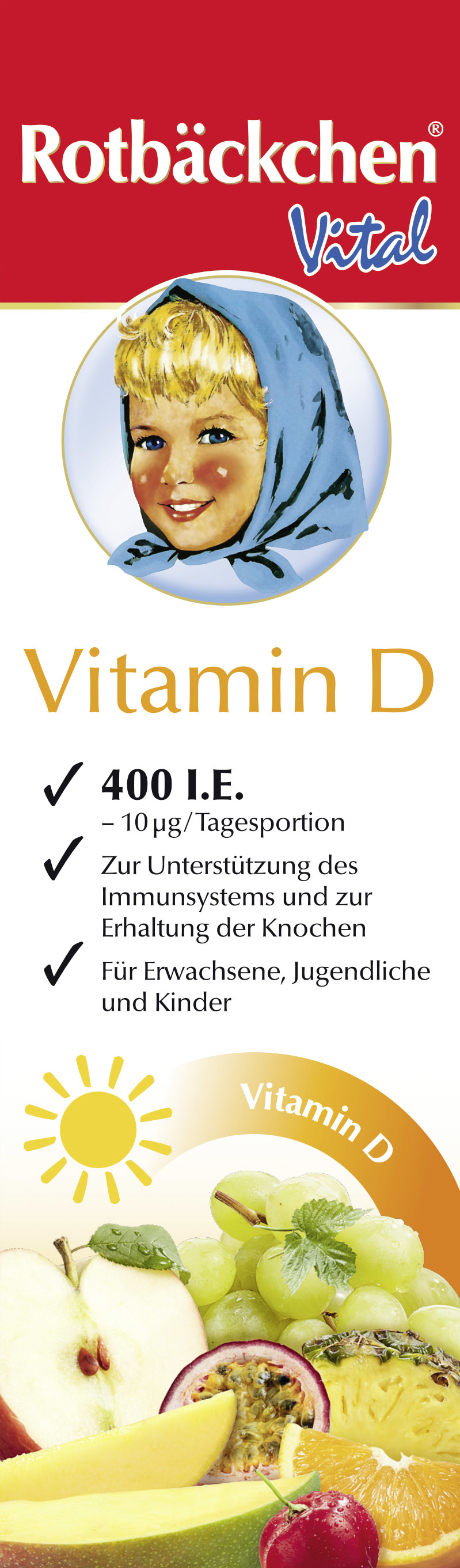 Vital Vitamin D Juice 450ml Rotbäckchen
