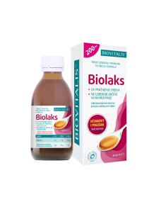 Biovitalis tekući dodatak prehrani za pražnjenje crijeva za djecu i odrasle u tamnoj bočici od 200 ml