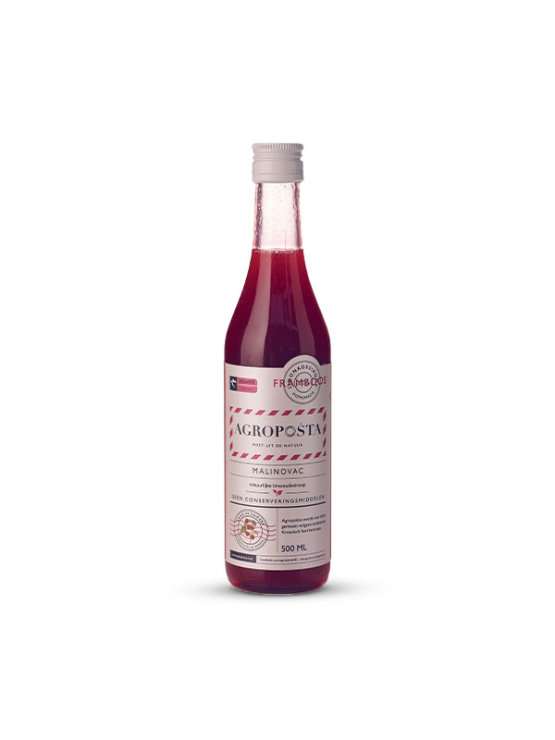 Organski Agropošta sirup od maline u staklenoj ambalaži od 500 ml